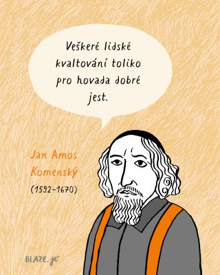 Připomínka při pondělku od učitele národů. A taky k blížícímu se předvánočnímu šílenství... #comenius #janamos...